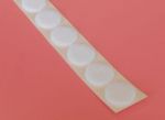 Self-adhesive loop coins